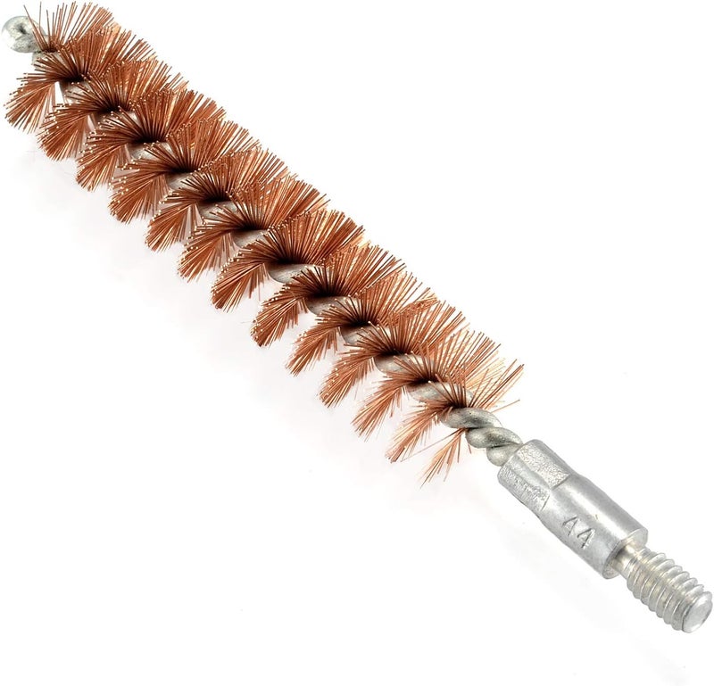 BOOSTEADY 5 Pcs Phosphor Bristle Bronze Bore Gun Cleaning Brush for Pistol Shotgun with 50 Professional Square Patches Multi-Caliber - Image 4